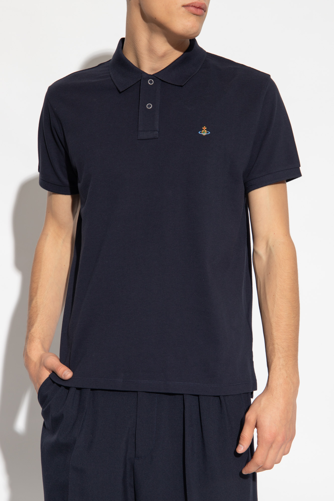 Tシャツ・カットソー Vivienne Westwood SS25 POLO IN COTONE (2H01000I J0009A401) Mens designer t-shirts and polos | Vivienne Westwood®